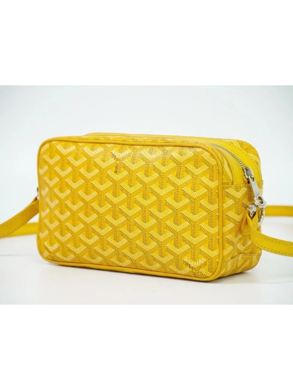 Goyard Cup Vert PM Shoulder Bag Pochette Yellow